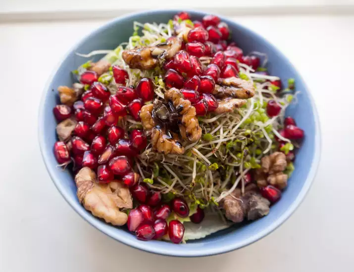 Nøtter i salat